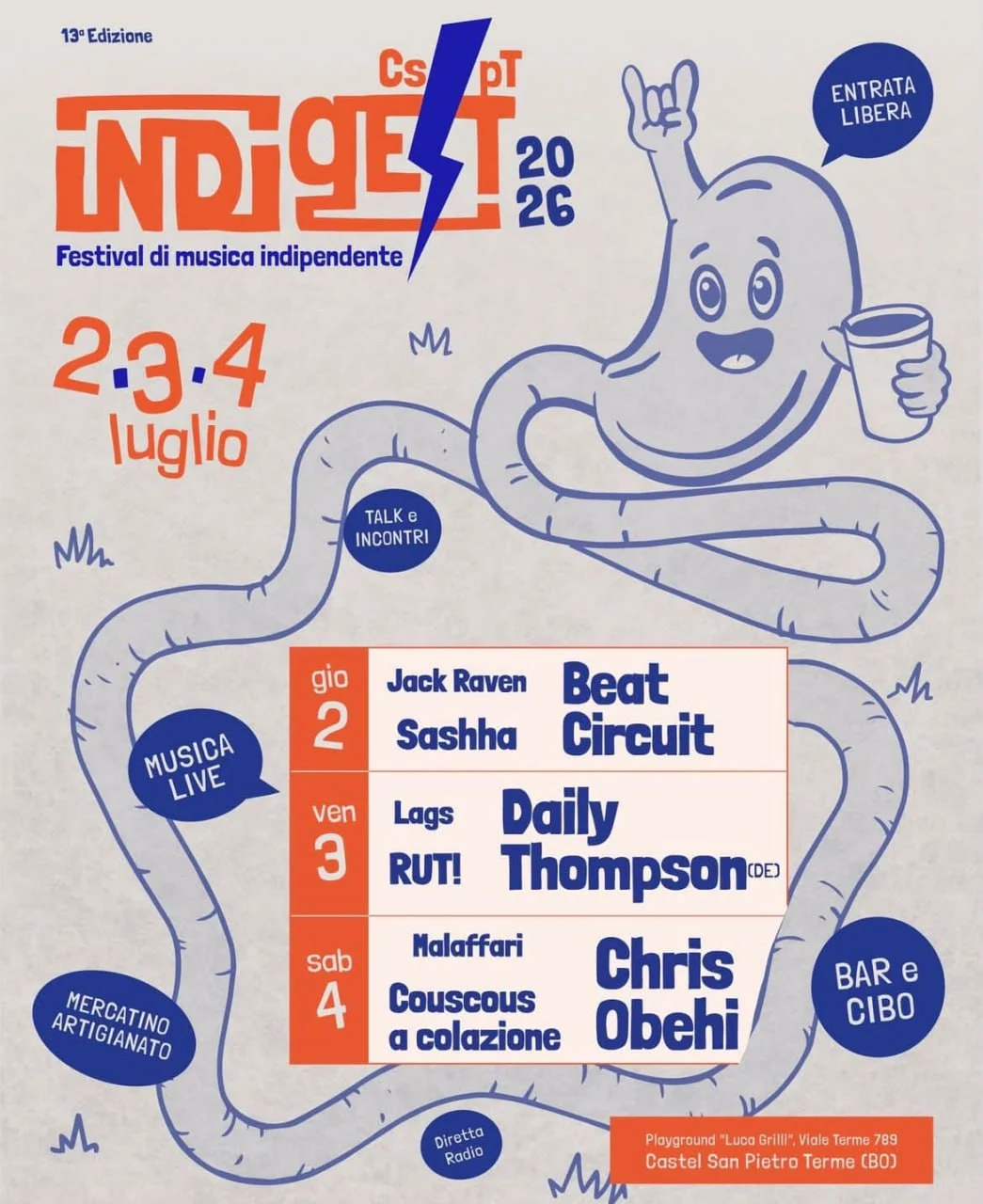 Mercatopino ad Indigest